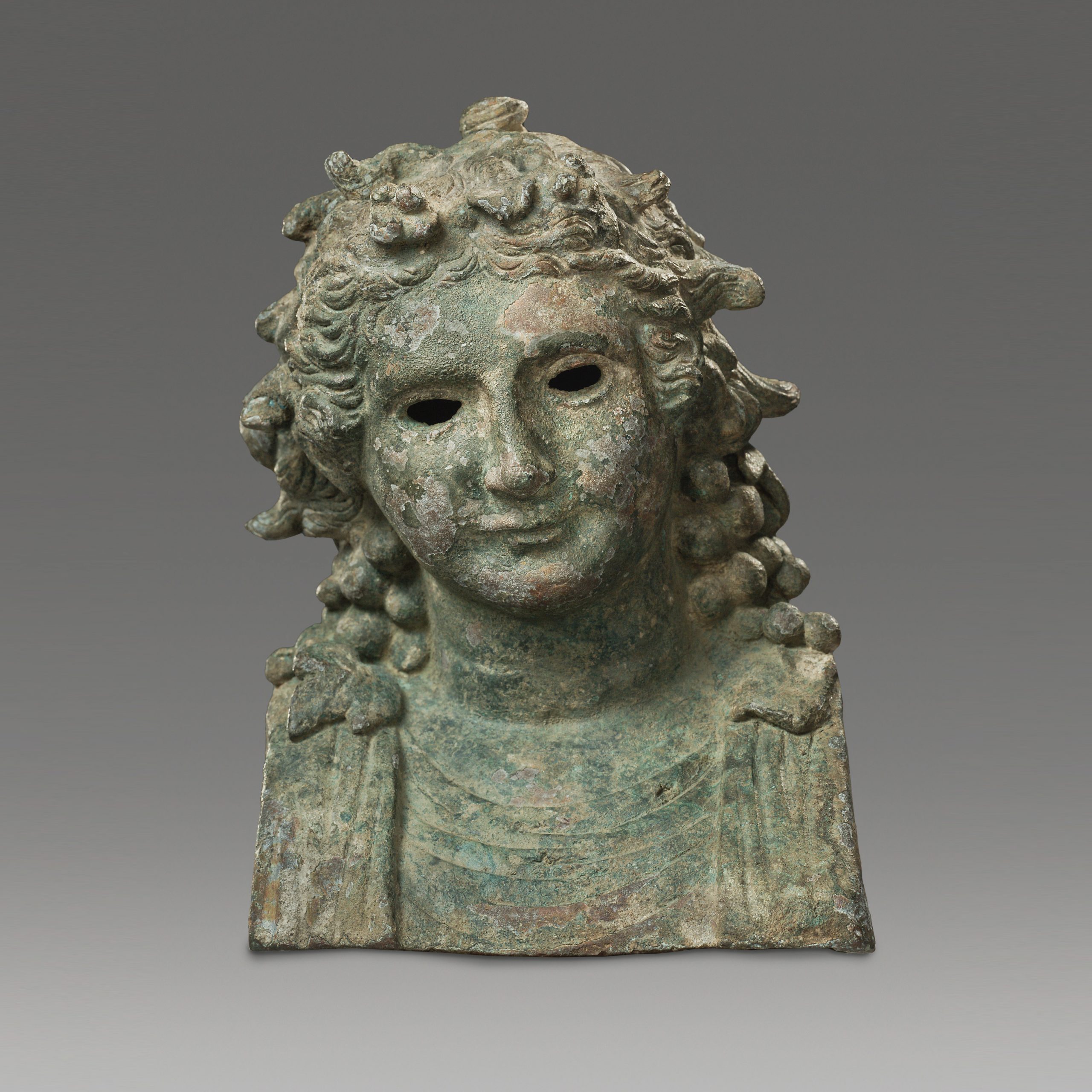 Roman Bronze Bust of Young Bacchus - Phoenix Ancient Art