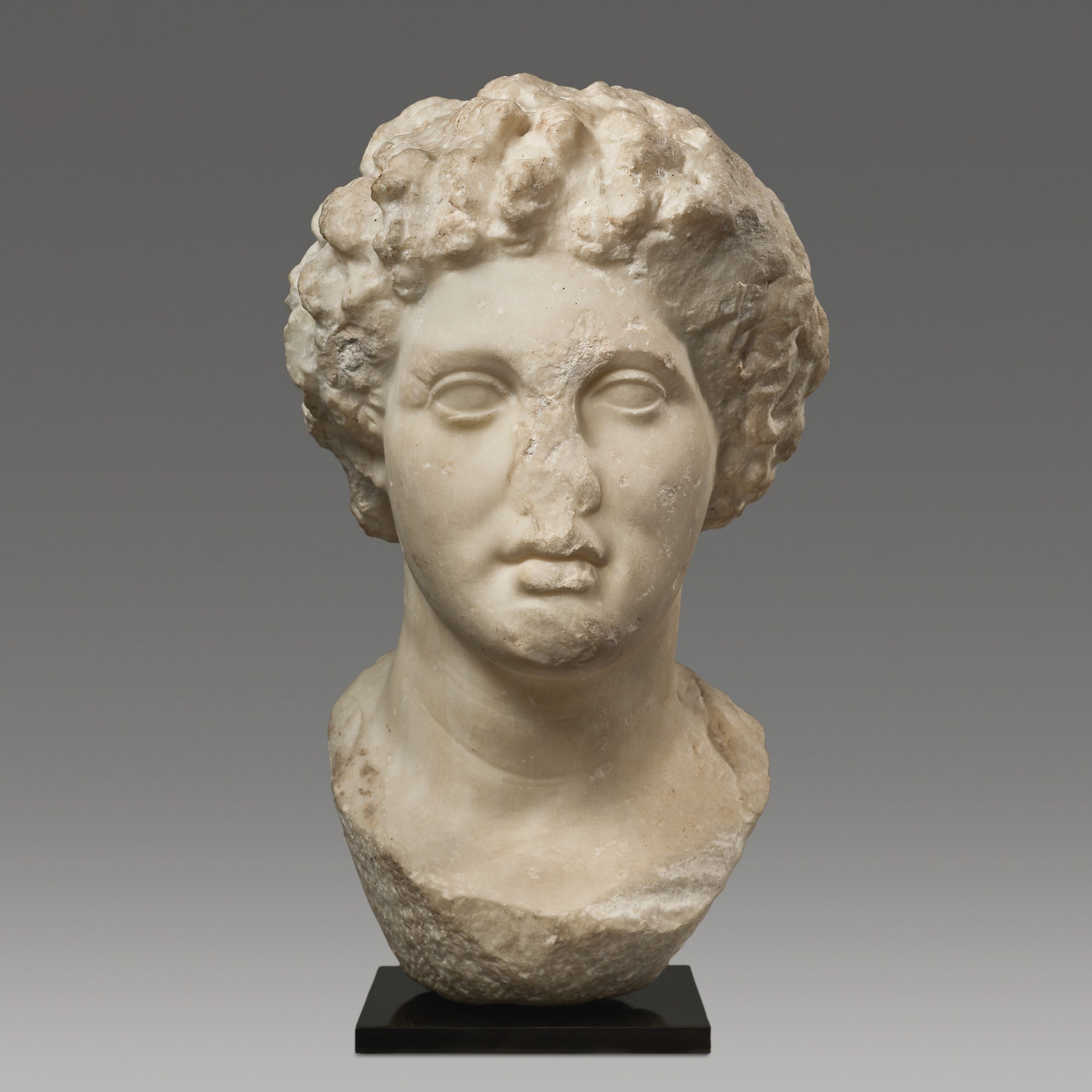 Hellenistic Greek Marble Head of Alexander the Great - Phoenix Ancient Art