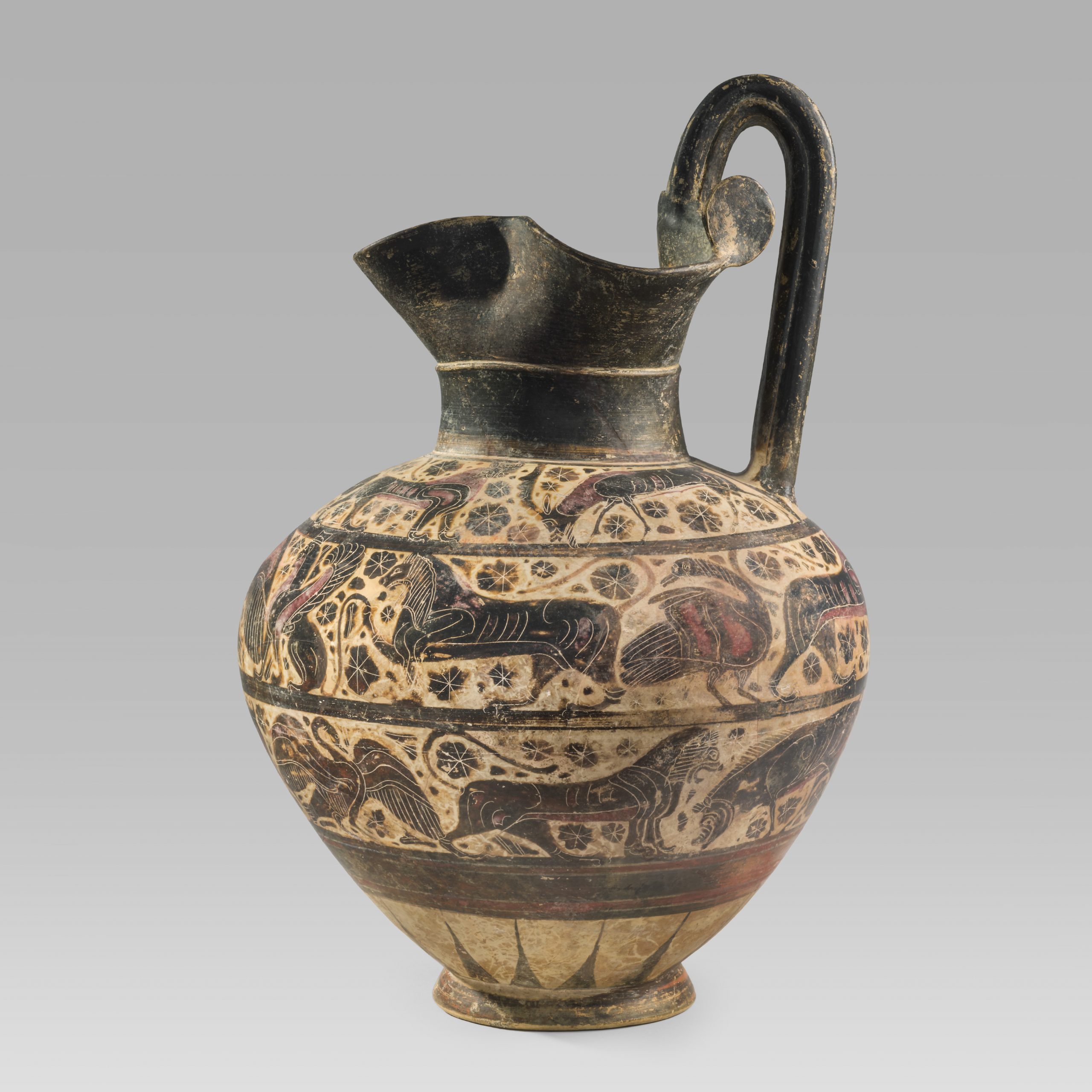 Greek Terracotta Trefoil Oinochoe - Phoenix Ancient Art